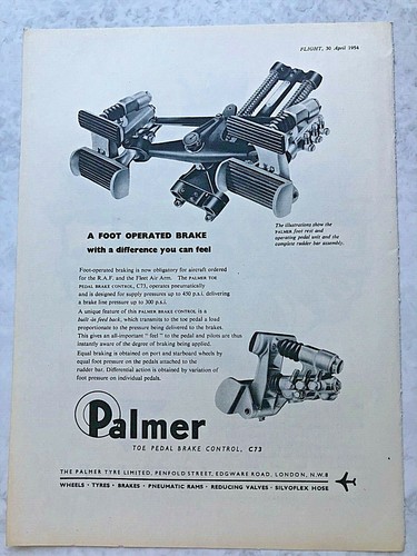 1954 flugzeug werbung palmer - 1954,